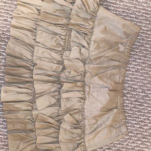 Ralph Lauren Tan ruffle skirt